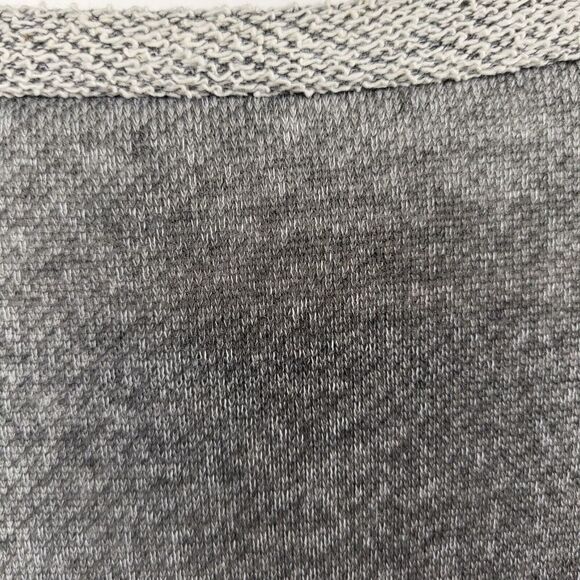 Red Lolly Tunic Sweater Medium Gray Flecked Cotton Blend USA Made High Low Hem - Picture 11 of 13